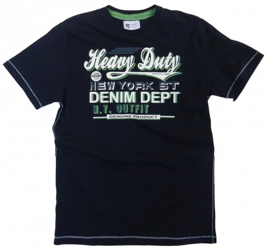 Kam Heavy Duty Tee Navy - T-skjorter - Store T-skjorter - 2XL-8XL