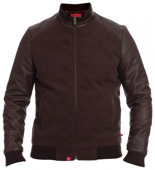 D555 Hurst Faux Leather Jacket - Jakker & Regntøy - Store jakker - 2XL-8XL