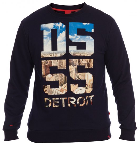 D555 Detroit Sweat - Gensere og Hettegensere - Store hettegensere - 2XL-8XL