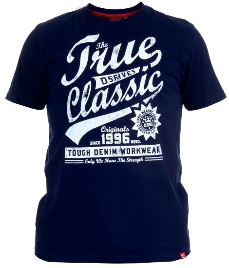 D555 Teddy Tee + Shirt - Skjorter - Store skjorter - 2XL-8XL