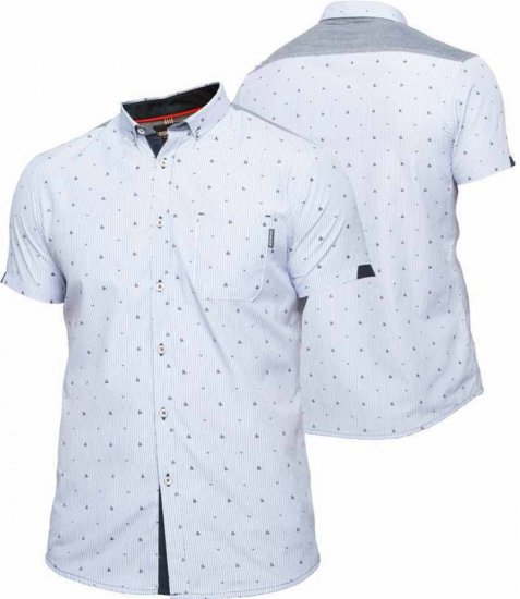 Mish Mash Westside Blue - Skjorter - Store skjorter - 2XL-8XL