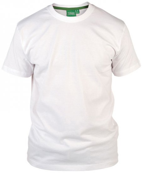 D555 Flyers Crew Neck T-skjorte Hvit - T-skjorter - Store T-skjorter - 2XL-14XL