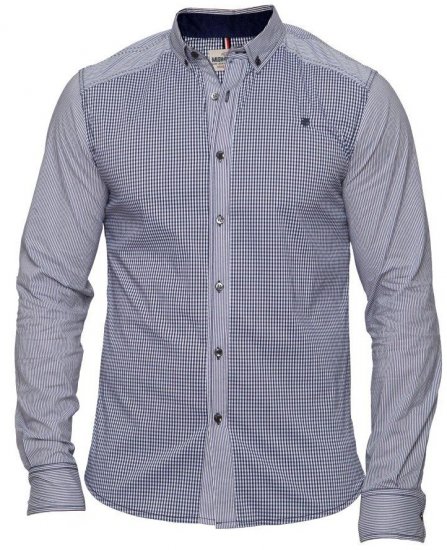 Mish Mash Bewilder Blue - Skjorter - Store skjorter - 2XL-8XL