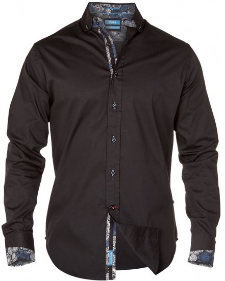 D555 Frazer Black - Skjorter - Store skjorter - 2XL-8XL