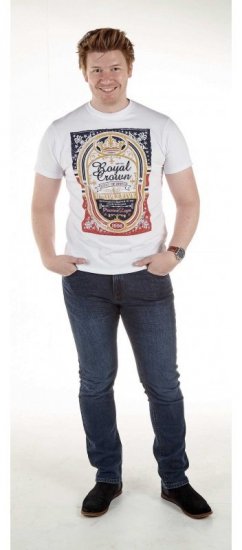 D555 Roderick White T-shirt - T-skjorter - Store T-skjorter - 2XL-14XL