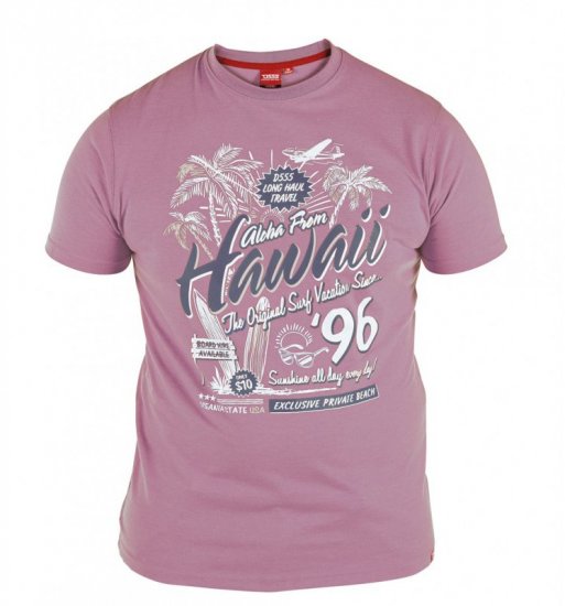 D555 Ashley T-shirt Lilac - T-skjorter - Store T-skjorter - 2XL-14XL