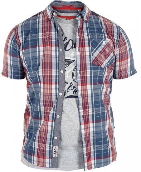 D555 Vincent Tee+Shirt - Skjorter - Store skjorter - 2XL-8XL