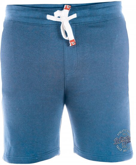 D555 Troy Blue Melange Short - Sweatbukser og-shorts - Sweatbukser og Sweatshorts 2XL-8XL