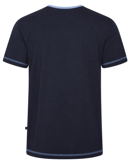 Kam Jeans 5780 Cut And Sew Panel T-Shirt Navy - T-skjorter - Store T-skjorter - 2XL-14XL