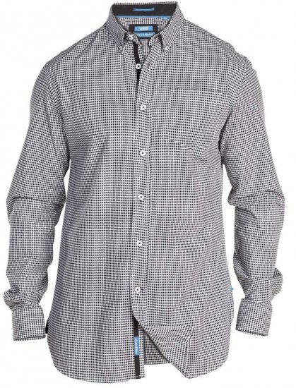 D555 Garret Shirt With Contrast Details - Skjorter - Store skjorter - 2XL-8XL
