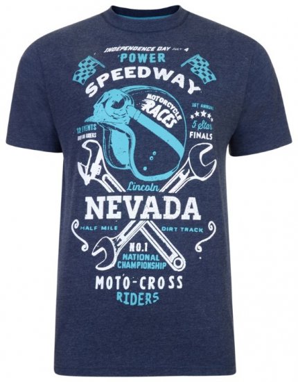 Kam Jeans Nevada Speedway Tee - T-skjorter - Store T-skjorter - 2XL-14XL