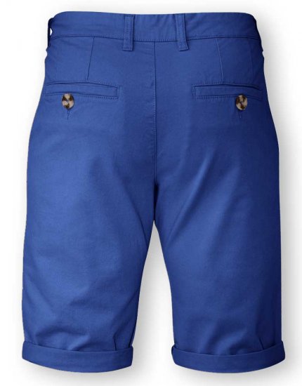 D555 COLTEN Stretch Cotton Chino Shorts Blue - Shorts - Store shorts - W40-W60