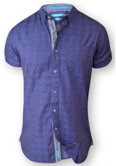 D555 ARNOLD Short Sleeve Shirt - Skjorter - Store skjorter - 2XL-8XL