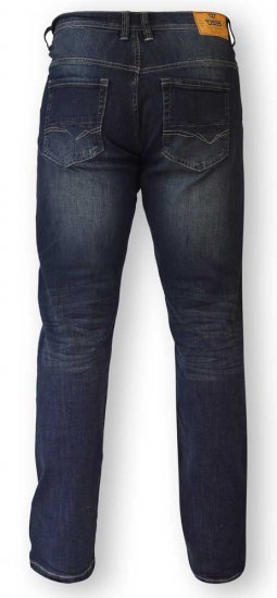 D555 BOURNE Tapered Dark Vintage Stretch Jeans - Jeans og bukser - Store Bukser og Store Jeans
