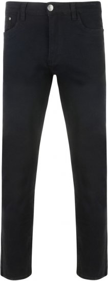 Kam Jeans Alba 5-pocket Stretch Chinos Black TALL SIZES - HERREKLÆR MT-6XLT - Klær for høye menn