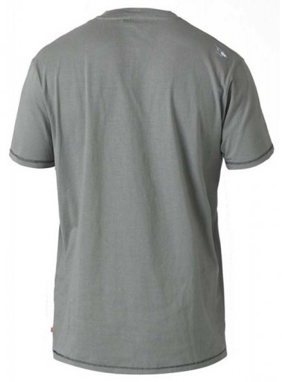 D555 OAKLEY LA Geometric Print Crew Neck T-Shirt Khaki - T-skjorter - Store T-skjorter - 2XL-14XL