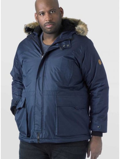 D555 Lovett Parka Navy - Jakker - Store jakker - 2XL-12XL