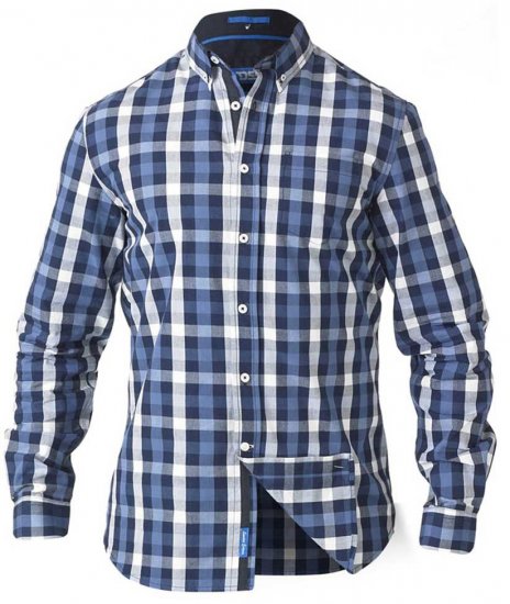 D555 Webber LS Shirt - Skjorter - Store skjorter - 2XL-8XL