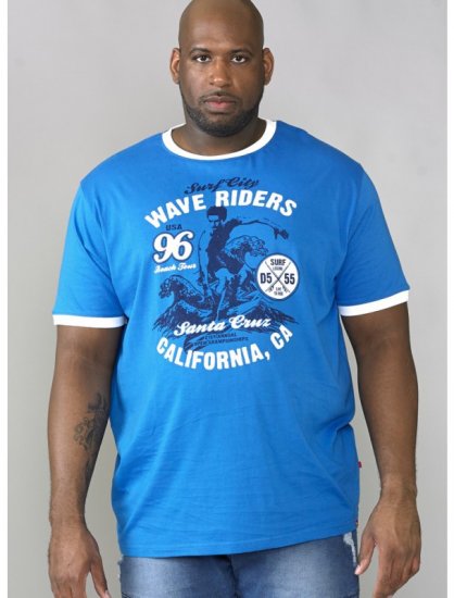 D555 Balder T-shirt Royal Blue - T-skjorter - Store T-skjorter - 2XL-14XL
