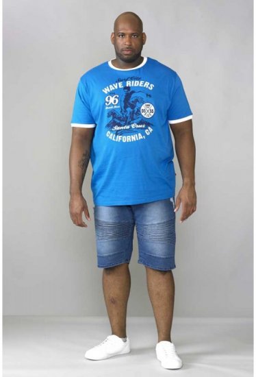 D555 Balder T-shirt Royal Blue - T-skjorter - Store T-skjorter - 2XL-14XL