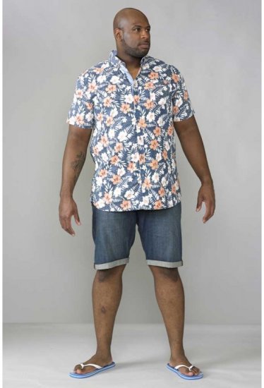 D555 Huxley Hawaii Shirt - Skjorter - Store skjorter - 2XL-8XL