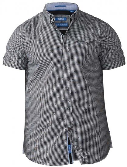 D555 Skyler Short Sleeve Shirt - Skjorter - Store skjorter - 2XL-8XL