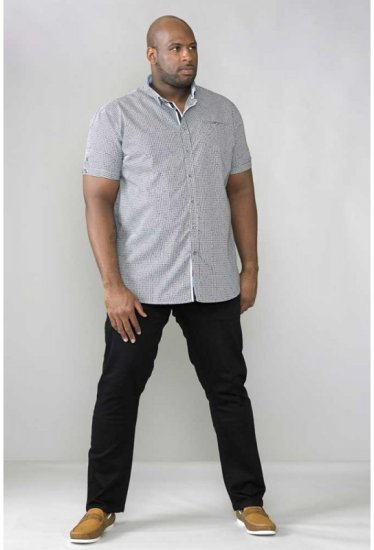 D555 Skyler Short Sleeve Shirt - Skjorter - Store skjorter - 2XL-8XL