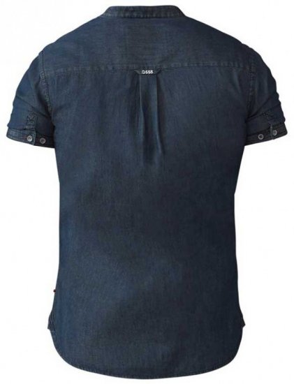 D555 Astra Short Sleeve Denim Shirt - Skjorter - Store skjorter - 2XL-8XL