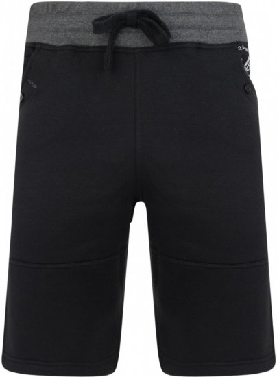 Kam Jeans 316 Jogger Shorts Black - Sweatbukser og-shorts - Sweatbukser og Sweatshorts 2XL-8XL
