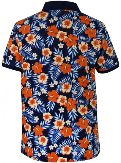 D555 Cyprus Hawaii Polo Shirt - Polo- & piqueskjorter - Poloskjorte i store størrelser - 2XL-8XL