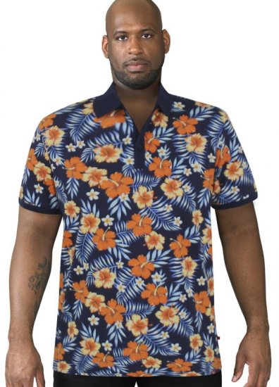D555 Cyprus Hawaii Polo Shirt - Polo- & piqueskjorter - Poloskjorte i store størrelser - 2XL-8XL