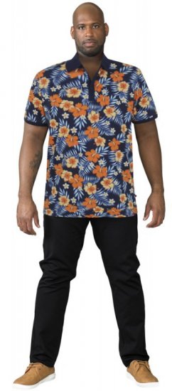 D555 Cyprus Hawaii Polo Shirt - Polo- & piqueskjorter - Poloskjorte i store størrelser - 2XL-8XL