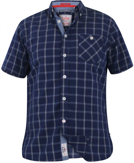 D555 Liberty Short Sleeve Shirt & T-shirt Combo - Skjorter - Store skjorter - 2XL-8XL
