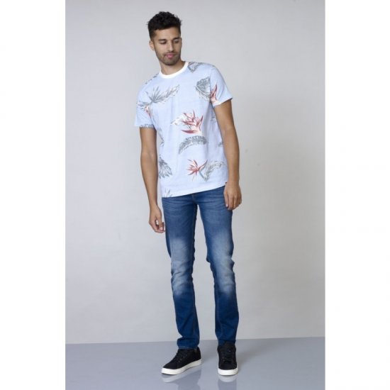 D555 Rufus T-shirt Blue - T-skjorter - Store T-skjorter - 2XL-14XL