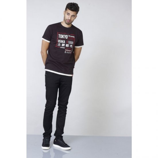 D555 Merlin T-shirt Black - T-skjorter - Store T-skjorter - 2XL-14XL
