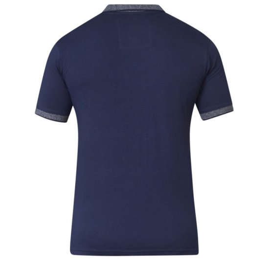 D555 Walker Polo Navy - Polo- & piqueskjorter - Poloskjorte i store størrelser - 2XL-8XL