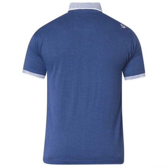 D555 George Polo Navy - Polo- & piqueskjorter - Poloskjorte i store størrelser - 2XL-8XL