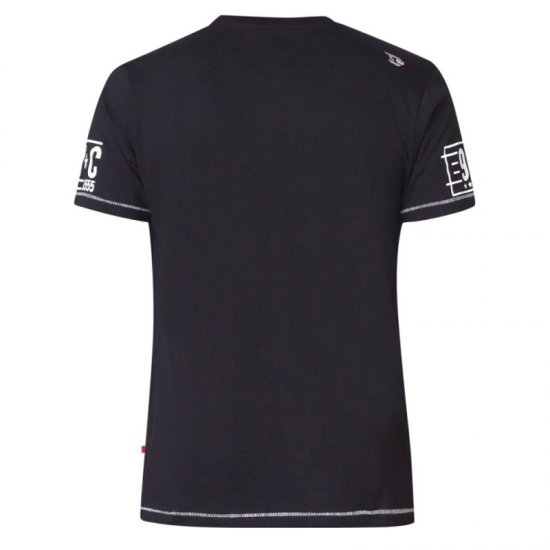 D555 Ethan T-shirt Black - T-skjorter - Store T-skjorter - 2XL-14XL