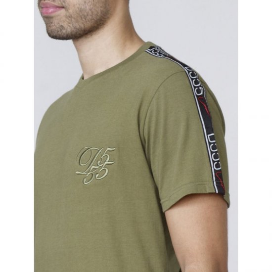D555 Kambria Couture T-shirt Khaki - T-skjorter - Store T-skjorter - 2XL-14XL