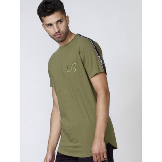 D555 Kambria Couture T-shirt Khaki - T-skjorter - Store T-skjorter - 2XL-14XL