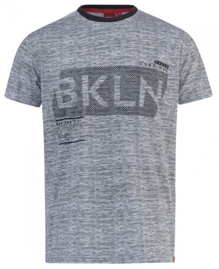 D555 NewYork Brooklyn T-shirt Black - T-skjorter - Store T-skjorter - 2XL-14XL