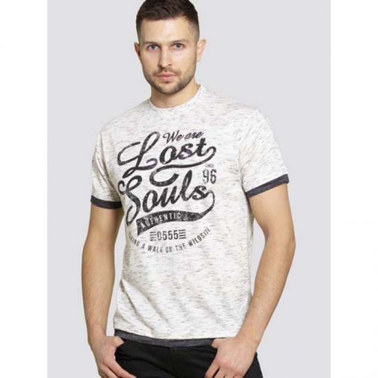 D555 Maiden T-shirt Off White - T-skjorter - Store T-skjorter - 2XL-14XL