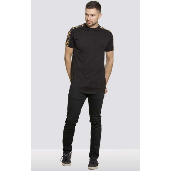 D555 Damien Couture T-shirt Black - T-skjorter - Store T-skjorter - 2XL-14XL