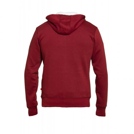 D555 Durham Hoodie Red - Gensere og hettegensere - Store hettegensere - 2XL-14XL