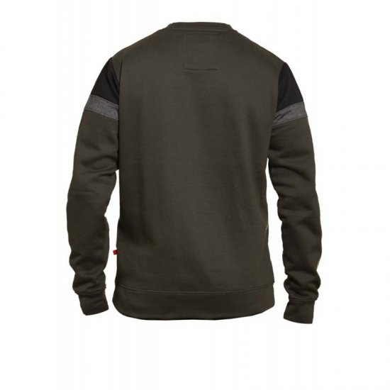 D555 Clermont Sweatshirt Khaki - Gensere og hettegensere - Store hettegensere - 2XL-14XL