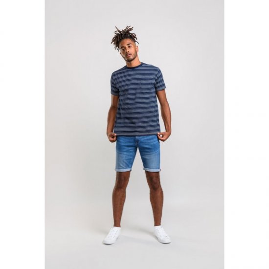 D555 Caspian T-shirt Navy - T-skjorter - Store T-skjorter - 2XL-14XL