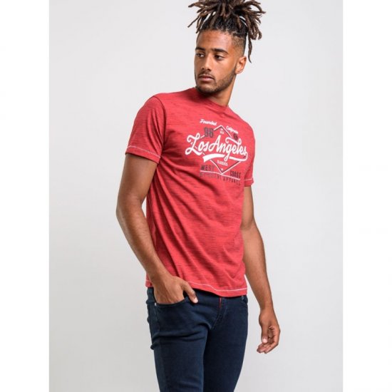 D555 Shelton T-shirt Red - T-skjorter - Store T-skjorter - 2XL-14XL