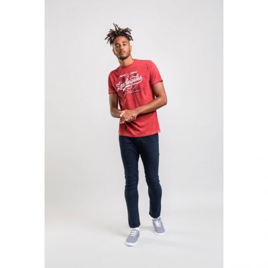D555 Shelton T-shirt Red - T-skjorter - Store T-skjorter - 2XL-14XL