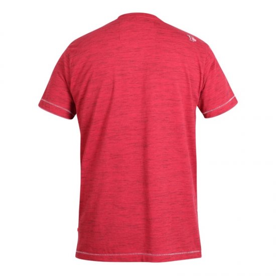 D555 Shelton T-shirt Red - T-skjorter - Store T-skjorter - 2XL-14XL