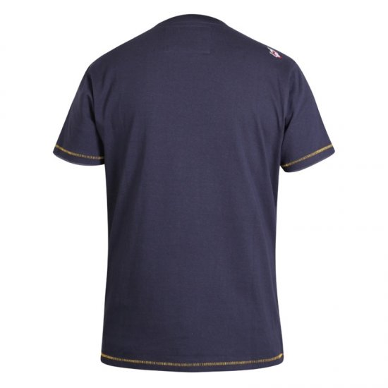 D555 Slater T-shirt Navy - T-skjorter - Store T-skjorter - 2XL-14XL